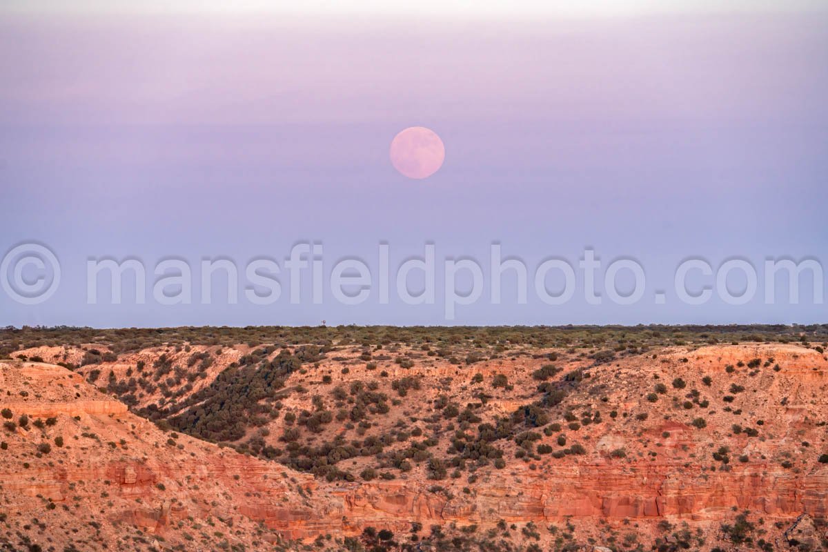 Moonrise in Palo Duro Canyon, Texas A4-26066