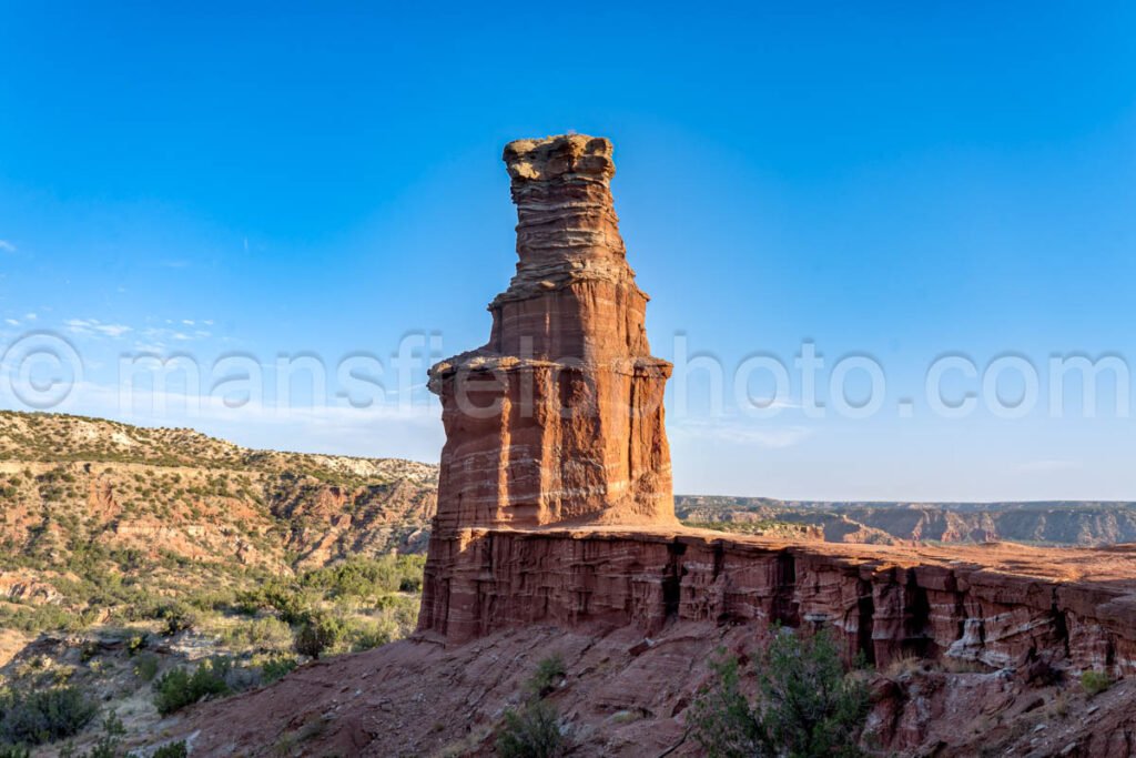 Lighthouse In Palo Duro Canyon, Texas A4-26132 - Mansfield Photography