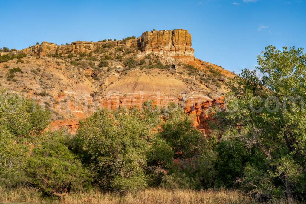 Fortress Cliff In Palo Duro Canyon, Texas A4-26241 - Mansfield Photography