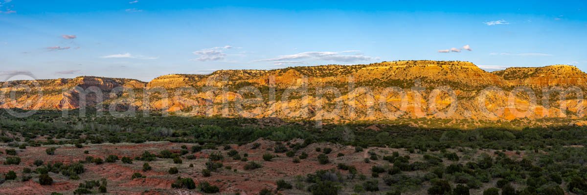 Panorama of Palo Duro Canyon, Texas A4-26248