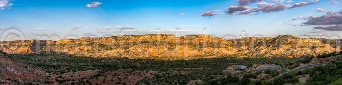 Panorama of Palo Duro Canyon, Texas A4-26253