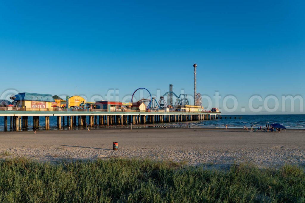 Historic Pleasure Pier, Galveston, Texas A4-26596 - Mansfield Photography