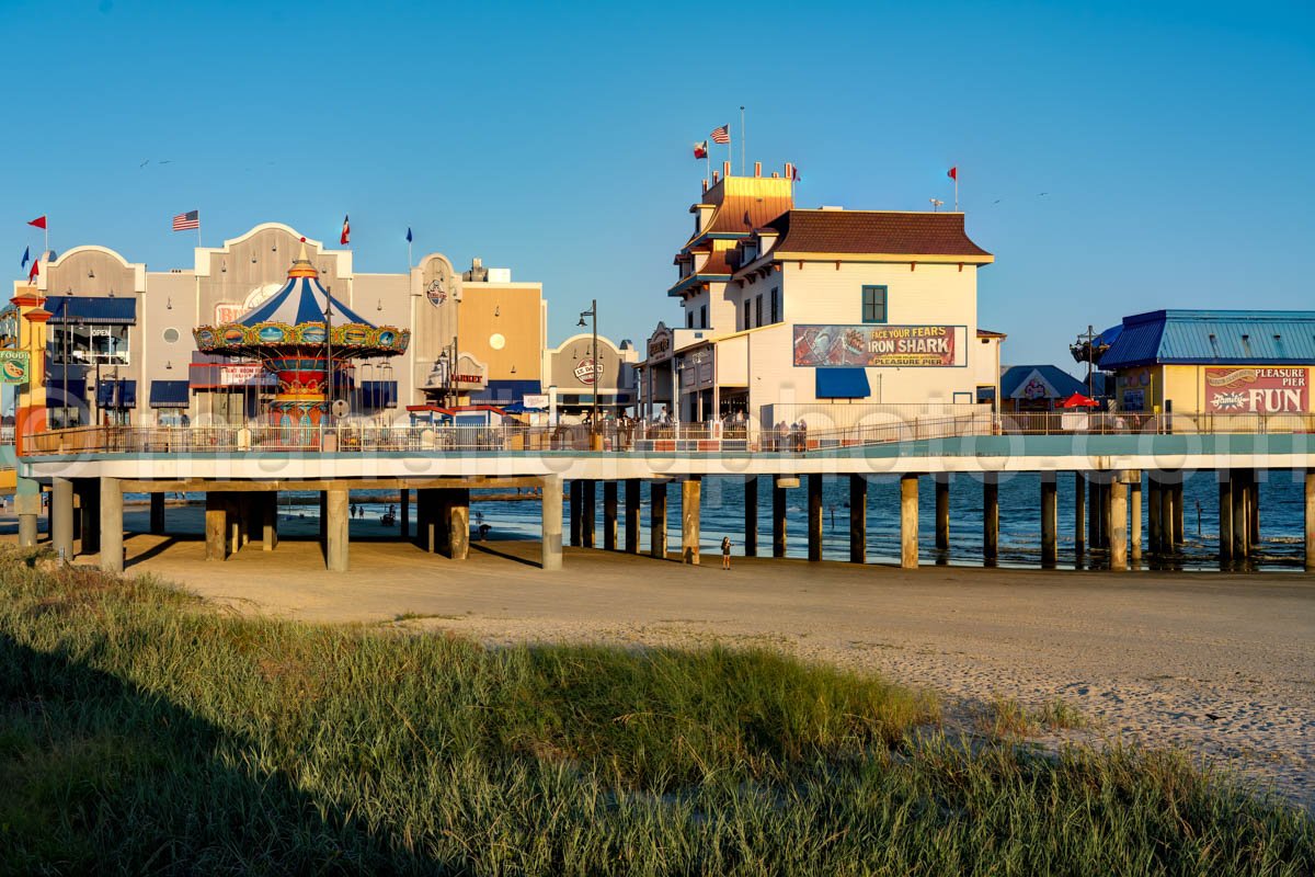 Historic Pleasure Pier, Galveston, Texas A4-26597