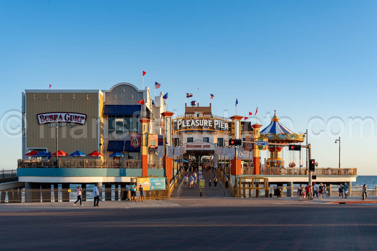 Historic Pleasure Pier, Galveston, Texas A4-26608