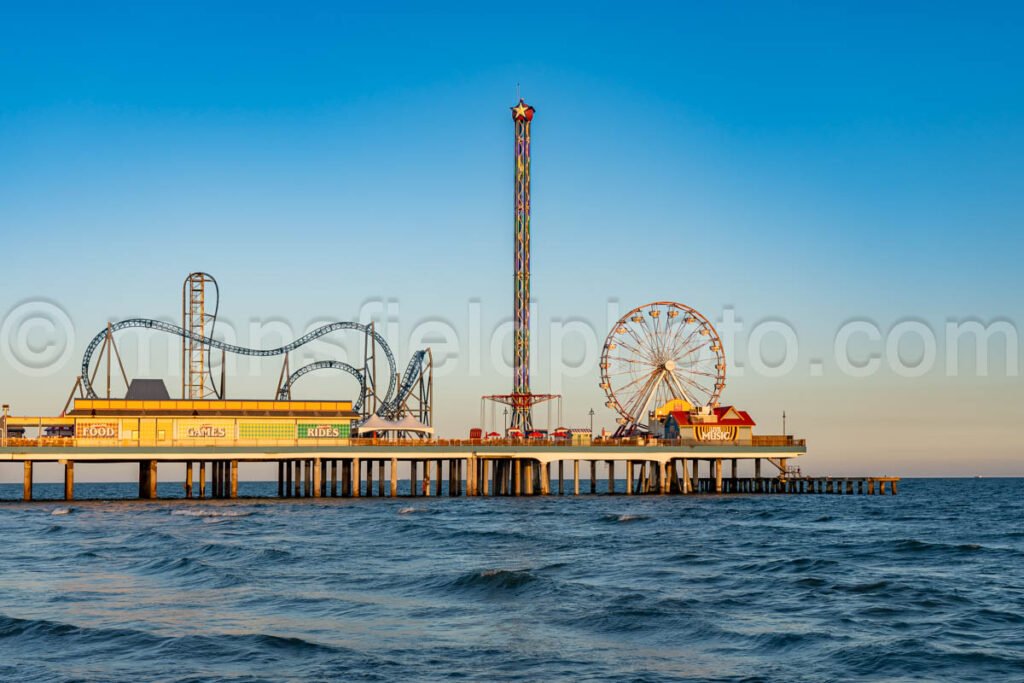 Historic Pleasure Pier, Galveston, Texas A4-26621 - Mansfield Photography