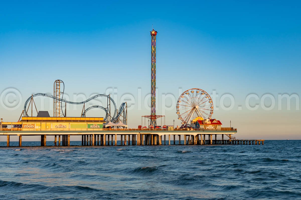 Historic Pleasure Pier, Galveston, Texas A4-26621