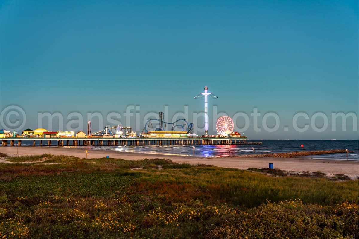 Historic Pleasure Pier, Galveston, Texas A4-26670