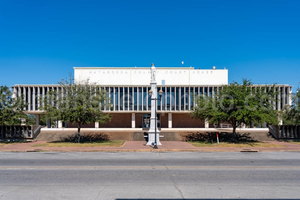 Bay City, Texas, Matagorda County Courthouse A4-26856 - Mansfield Photography