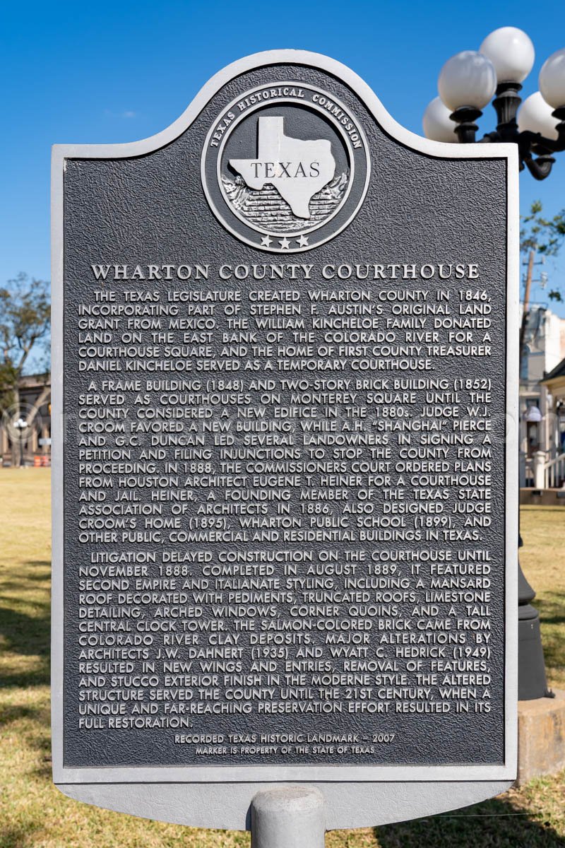 Wharton, Texas, Wharton County Courthouse A4-26890