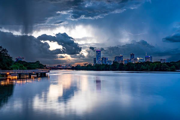 After The Storm, Downtown Austin, Tx