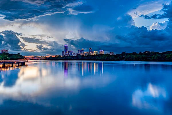 After The Storm, Downtown Austin, Tx