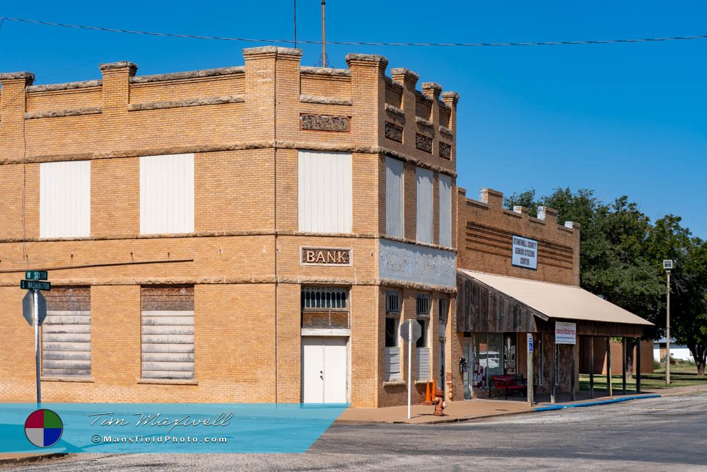 Old Bank In Aspermont, Texas