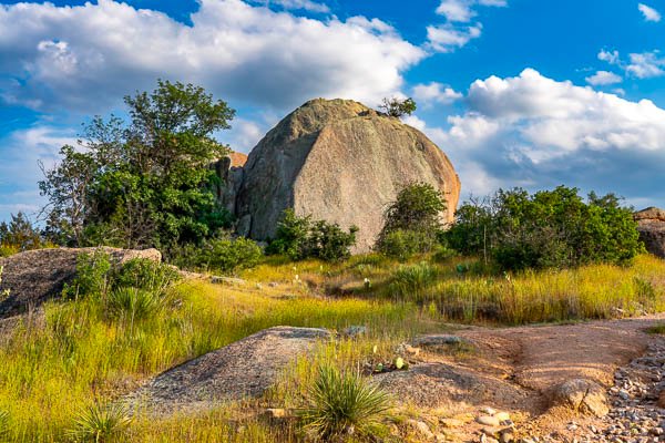 Boulder In Enchanted Rock, Texas