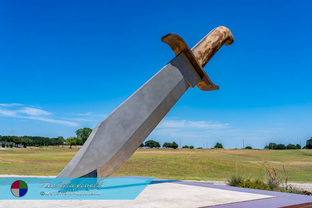 World'S Largest Bowie Knife In Bowie, Texas