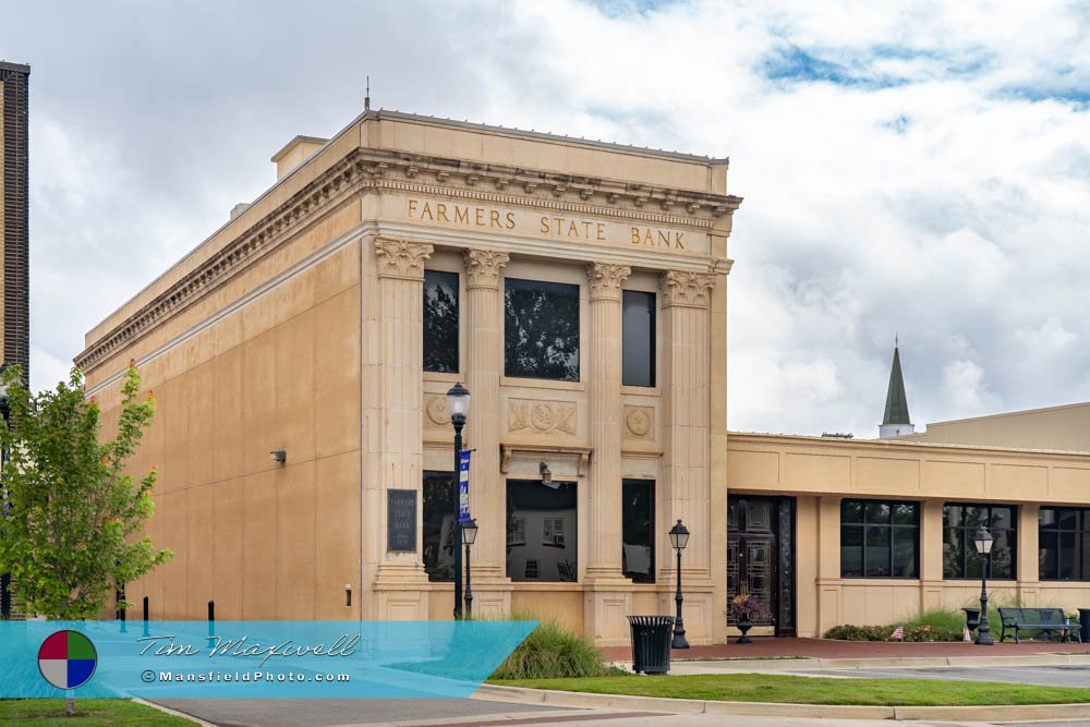 Historic Farmers State Bank In Center, Texas