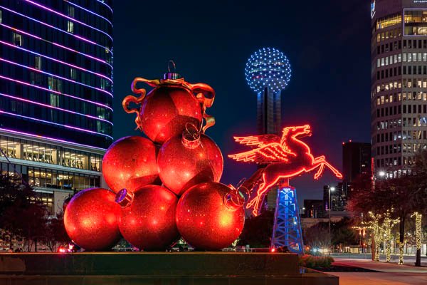 Christmas At Omni Hotel, Dallas, Tx