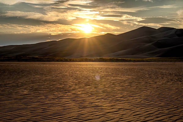 Sunset Great Sand Dunes National Park