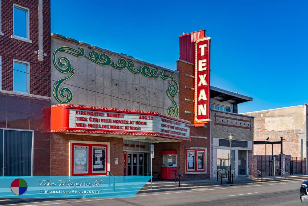 Texan Theatre In Greenville, Tx