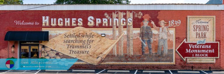 Trammel's Treasure Mural in Hughes Springs, Texas