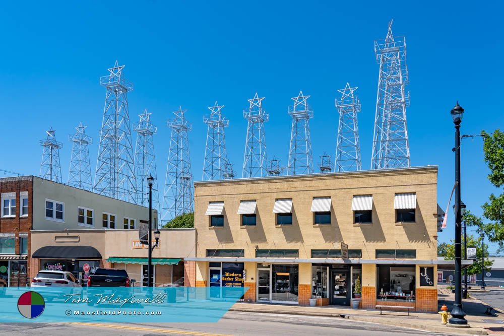 Old Oil Derricks in Kilgore, Texas