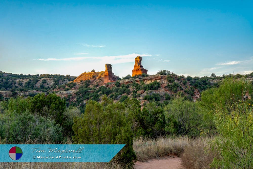 Morning At The Lighthouse In Palo Duro Canyon, Texas