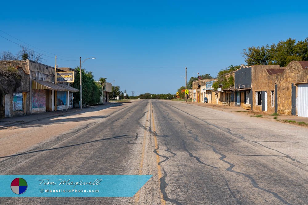 Ghost Downtown - Lueders, Texas