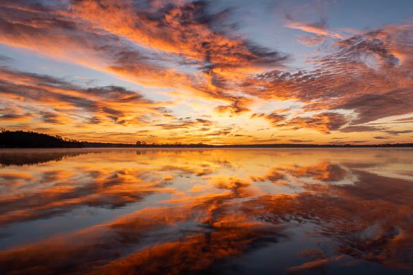 Morning Reflections At Lake Worth