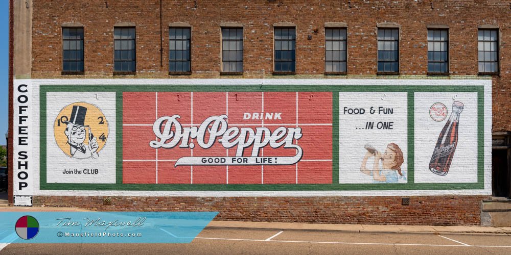 Dr. Pepper Mural In Mount Pleasant, Texas