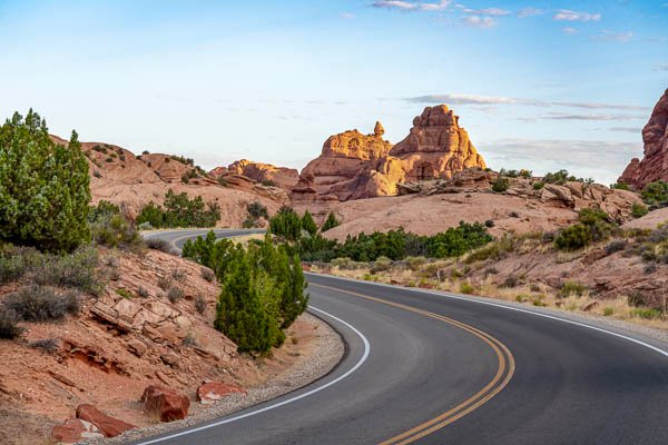 Road in Arches National Park