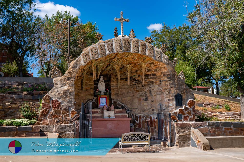 Grotto, Saint Mary's Catholic Church In Windthorst, Texas