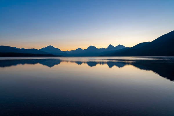 Sunset on Lake McDonald