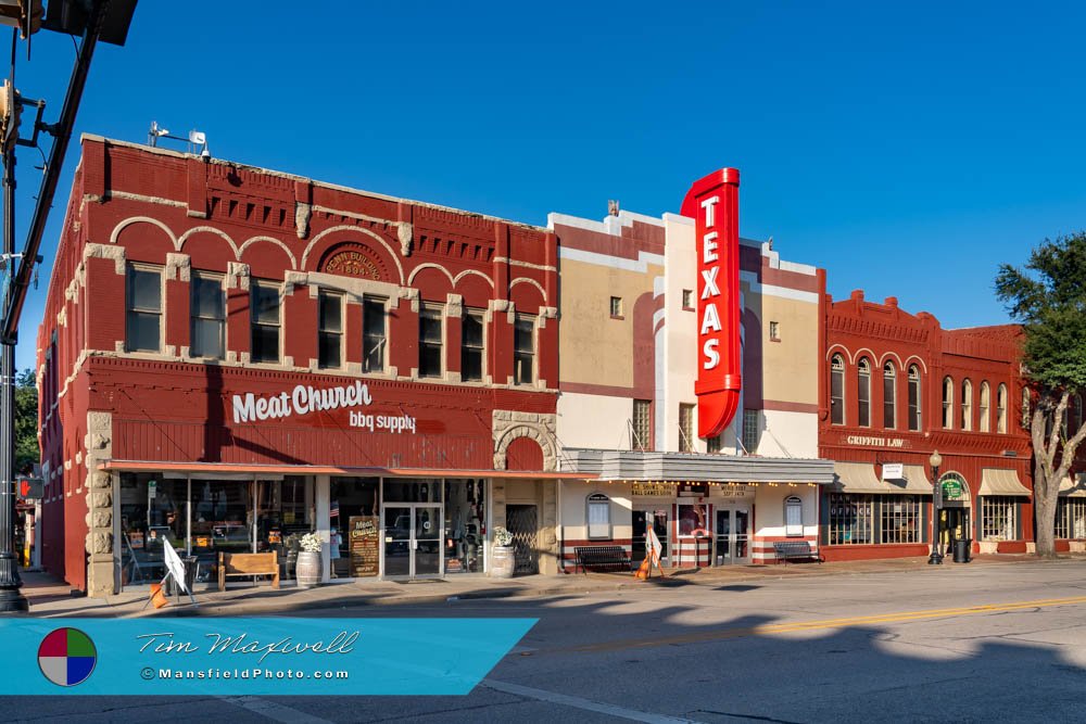 Texas Theatre In Waxahachie, Texas