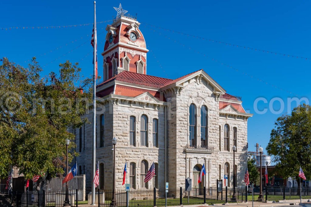 Lampasas, Texas, Lampasas County Courthouse A4-26999 - Mansfield Photography