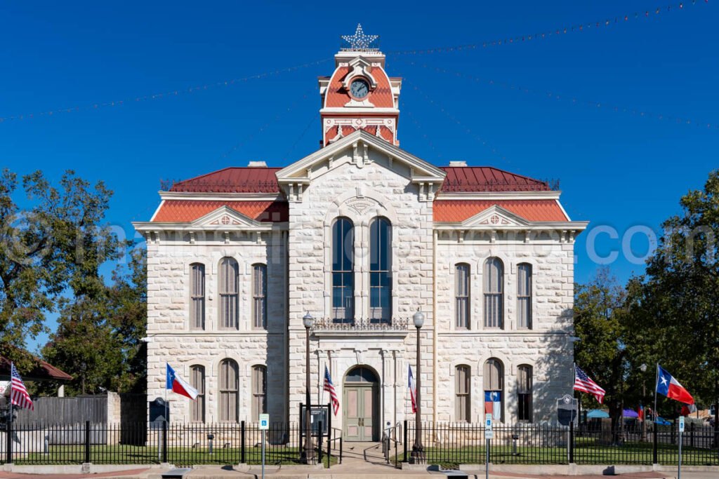 Lampasas, Texas, Lampasas County Courthouse A4-27002 - Mansfield Photography