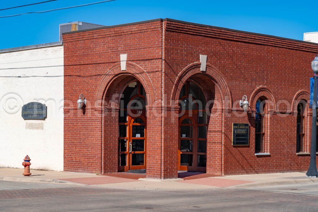 Old Bank In Brownwood, Texas A4-27238 - Mansfield Photography