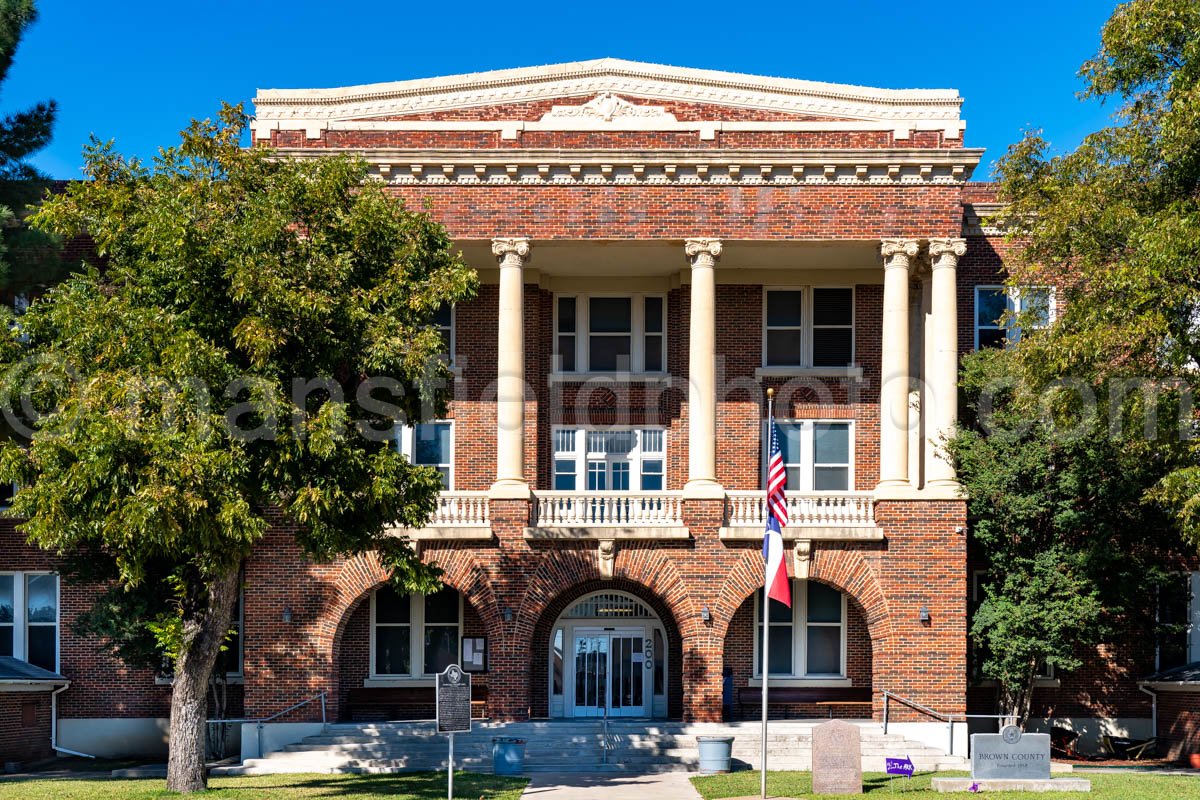 Brownwood, Texas, Brownwood County Courthouse A4-27262