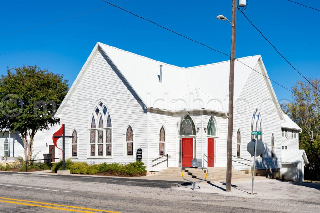 Methodist Church in Blanket, Texas A4-27287 - Mansfield Photography