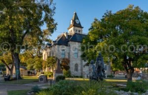 Glen Rose, Texas, Somervell County Courthouse A4-27330 - Mansfield Photography