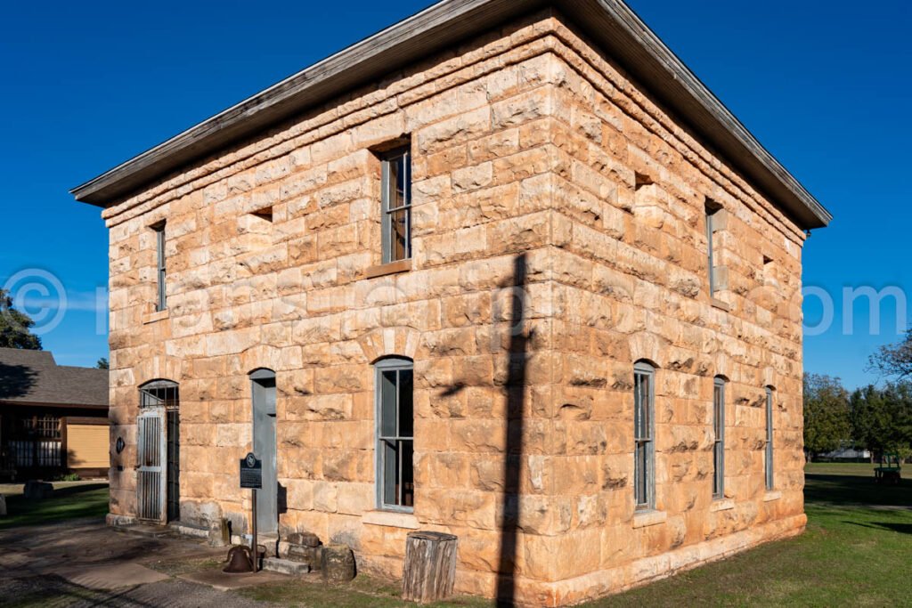 Historic Village in Buffalo Gap, Texas, Original Taylor County Courthouse A4-27557 - Mansfield Photography