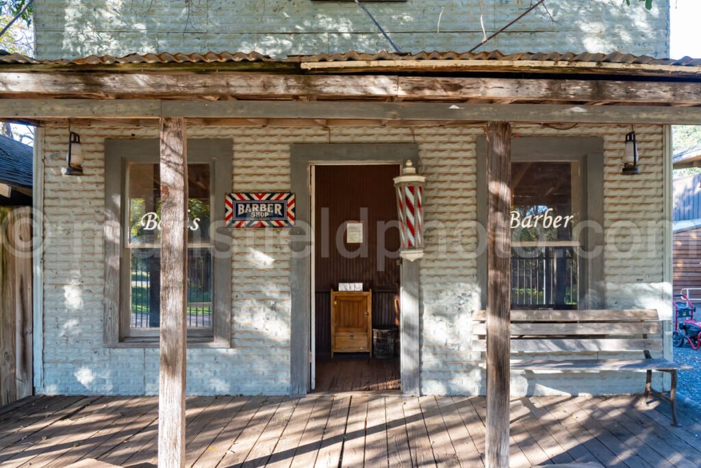 Barber Shop, Historic Village in Buffalo Gap, Texas A4-27563 - Mansfield Photography