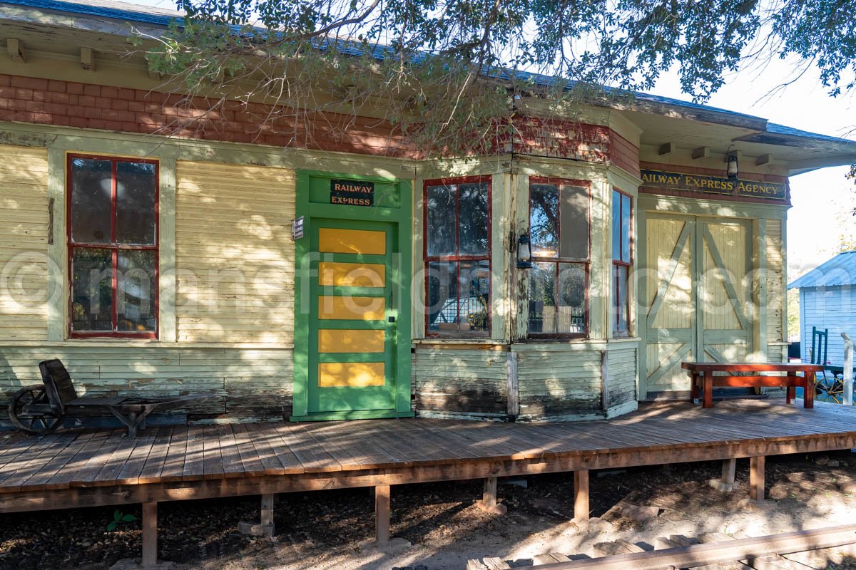 Train Depot, Historic Village in Buffalo Gap, Texas A4-27567