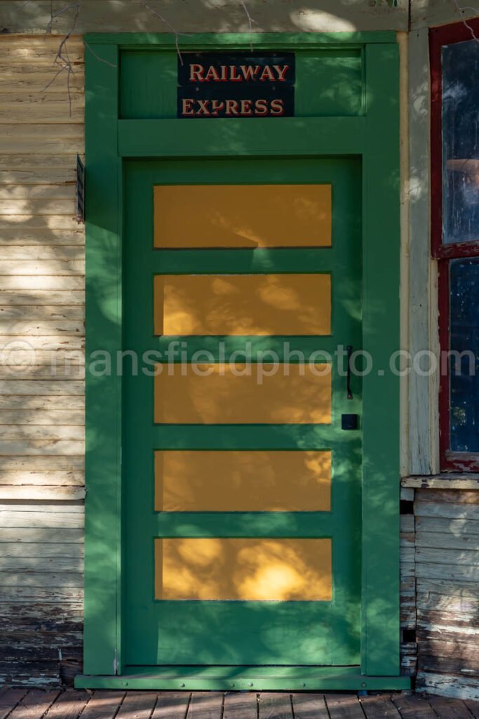 Train Depot, Historic Village in Buffalo Gap, Texas A4-27568 - Mansfield Photography