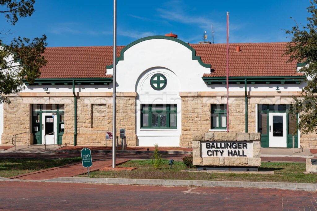 City Hall in Ballinger, Texas A4-27740 - Mansfield Photography