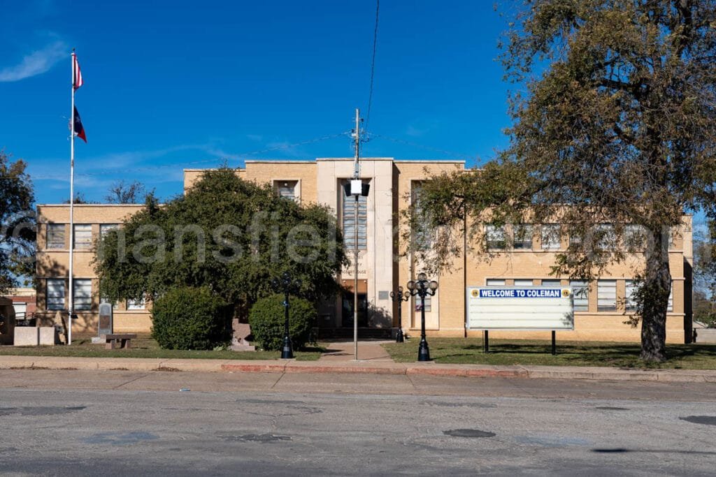 Coleman, Texas, Coleman County Courthouse A4-27808 - Mansfield Photography