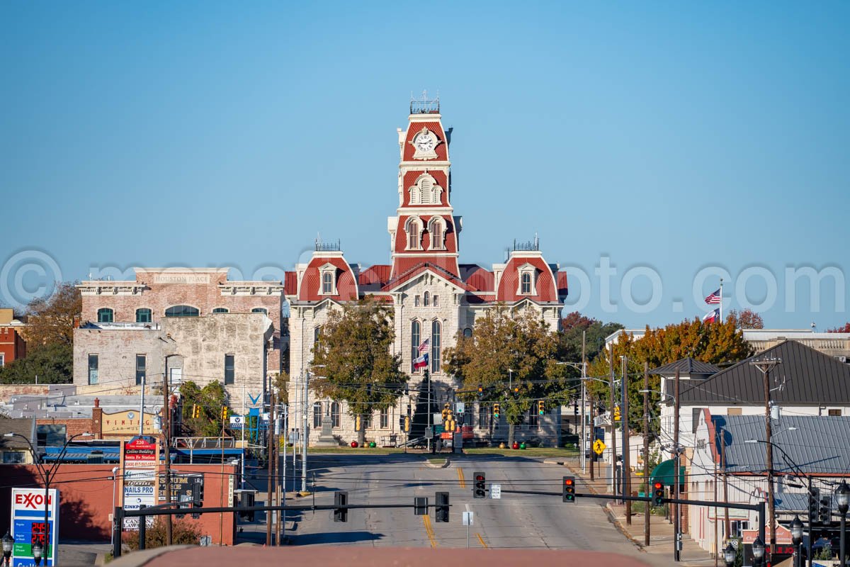 Weatherford, Texas, Parker County Courthouse A4-27879