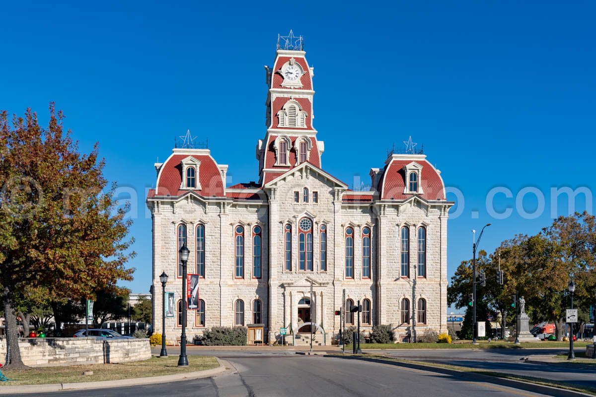 Weatherford, Texas, Parker County Courthouse A4-27934