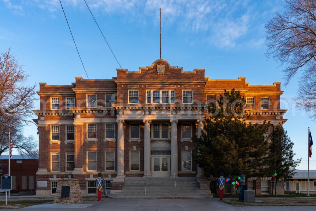 Dalhart, Texas, Dallam County Courthouse A4-28189 - Mansfield Photography