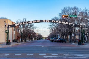 Welcome To Dalhart Sign A4-28194 - Mansfield Photography