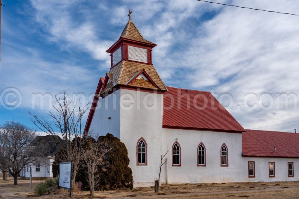 Methodist Church in Channing, Texas A4-28210 - Mansfield Photography