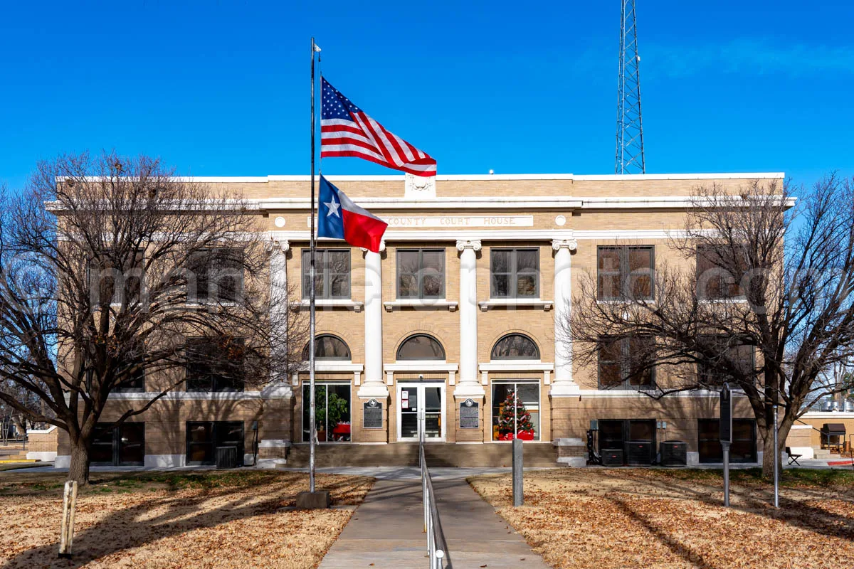 Stratford, Texas, Sherman County Courthouse A4-28256